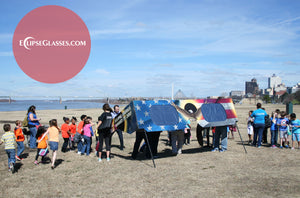 World's Largest Pair of Safe Solar Glasses