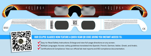 Burning Sun Eclipse Glasses